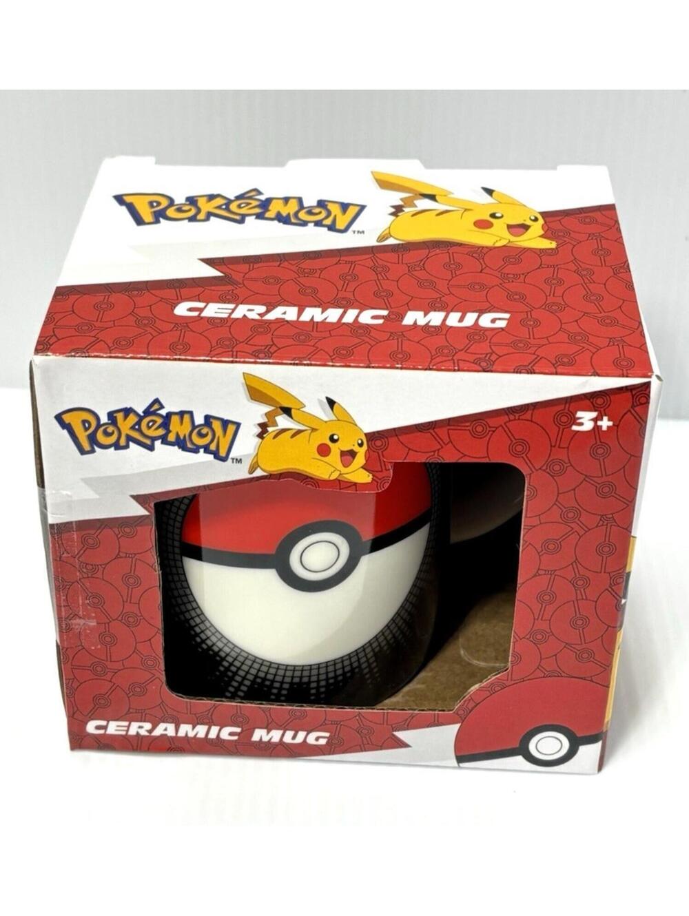 Pokemon Poke Ball, Ceramic Coffee Mug/Tea Cup, In Gift Box, Collectible, New